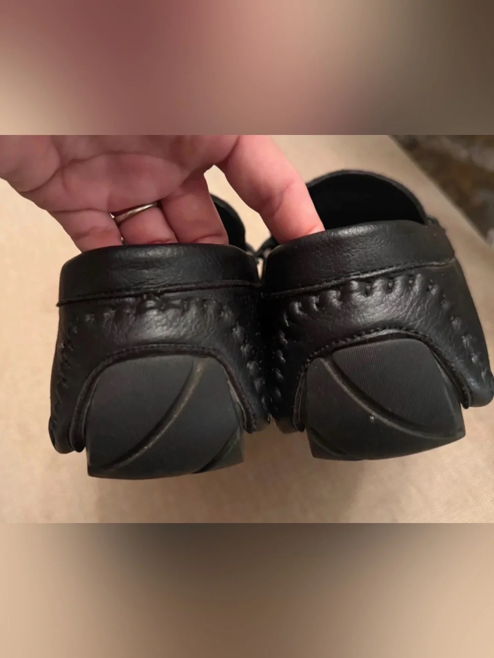 Men’s Guess Black Dress Loafers - 10.5
